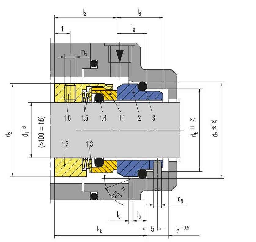 نقشه سیل مکانیکی M7n