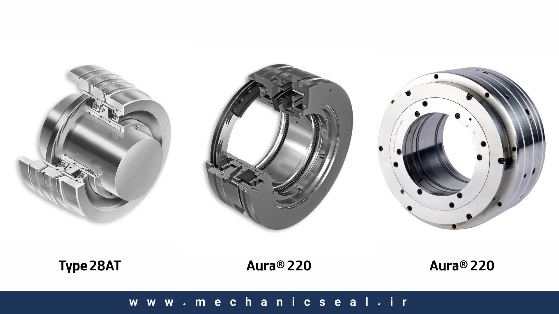 مقایسه تصویری سیل جان کرین تایپ 1، تایپ 21 و تایپ 502
